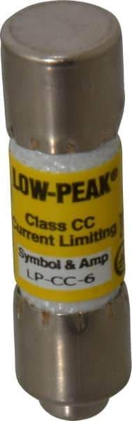 Cooper Bussmann - 150 VDC, 600 VAC, 6 Amp, Time Delay General Purpose Fuse - Fuse Holder Mount, 1-1/2" OAL, 20 at DC, 200 at AC (RMS) kA Rating, 13/32" Diam - Strong Tooling