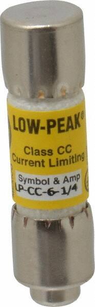 Cooper Bussmann - 150 VDC, 600 VAC, 6.25 Amp, Time Delay General Purpose Fuse - Fuse Holder Mount, 1-1/2" OAL, 20 at DC, 200 at AC (RMS) kA Rating, 13/32" Diam - Strong Tooling