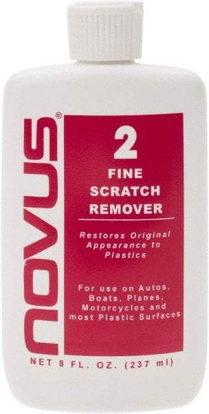 Novus - 8 Ounce Bottle Scratch Remover for Plastic - Fine Scratch Remover - Strong Tooling