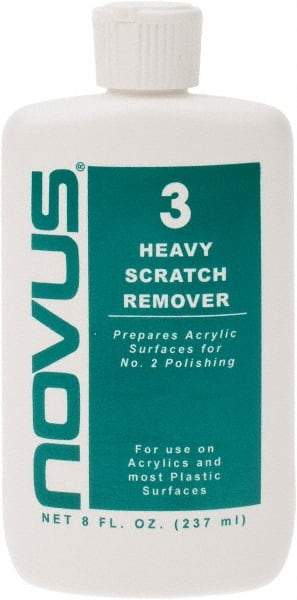 Novus - 8 Ounce Bottle Scratch Remover for Plastic - Heavy Scratch Remover - Strong Tooling