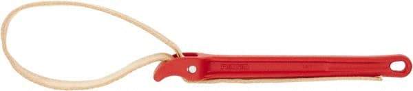 Ridgid - 2" Max Pipe Capacity, 30" Long, Strap Wrench - 5-1/2" Actual OD, 11-3/4" Handle Length - Strong Tooling