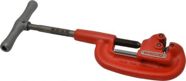 Ridgid - 1/8" to 2" Pipe Capacity, Wide Roll Pipe Cutter - Cuts Steel - Strong Tooling