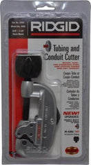 Ridgid - 3/16" to 1-1/8" Pipe Capacity, Tube Cutter - Cuts Copper, Aluminum, Brass - Strong Tooling