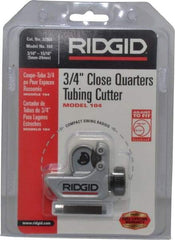 Ridgid - 3/16" to 15/16" Pipe Capacity, Mini Tube Cutter - Cuts Copper, Aluminum, Brass, Plastic - Strong Tooling