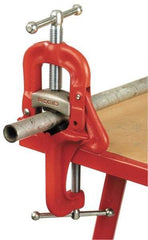 Ridgid - 1/8" to 6" Pipe Capacity, Bench Yoke Vise - Strong Tooling