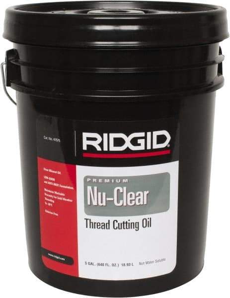 Ridgid - Nu Clear Cutting Oil - 5 Gallon Bucket - Strong Tooling