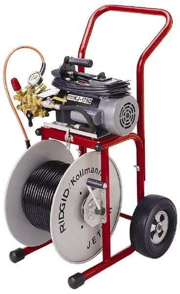 Ridgid - Electric Battery Drain Cleaning Machine - For 1-1/4" to 4" Pipe, 110' Cable - Strong Tooling