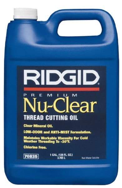 Ridgid - Nu Clear Cutting Oil - 1 Gallon Jug - Strong Tooling