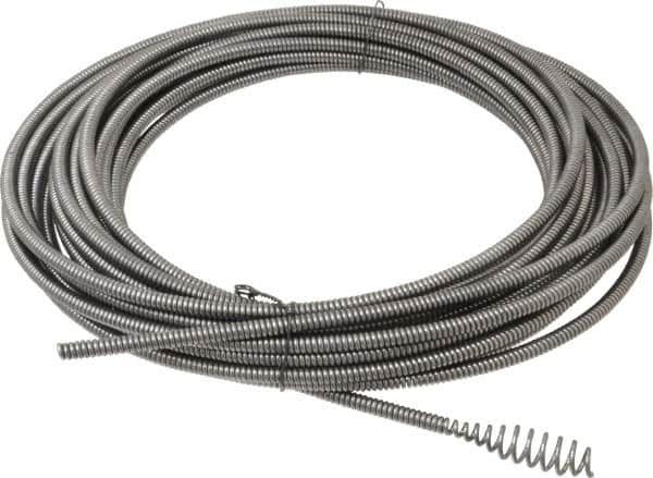 Ridgid - 5/16" x 50' Drain Cleaning Machine Cable - Bulb Auger, 3/4" to 1-1/2" Pipe, Use with Models K39, K40 & K50 - Strong Tooling