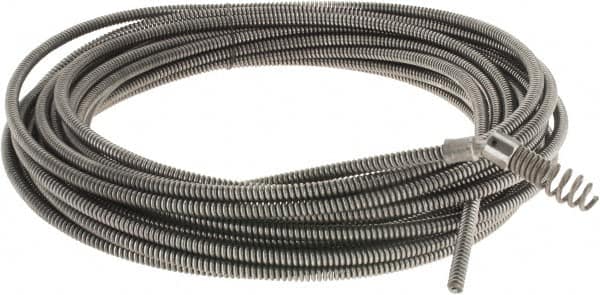 Ridgid - 5/16" x 50' Drain Cleaning Machine Cable - Drophead, 3/4" to 1-1/2" Pipe, Use with Models K39, K40 & K50 - Strong Tooling