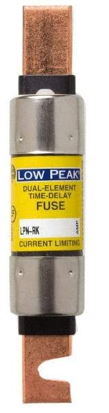 Cooper Bussmann - 250 VAC/VDC, 600 Amp, Time Delay General Purpose Fuse - Bolt-on Mount, 10-3/8" OAL, 100 at DC, 300 at AC (RMS) kA Rating, 2-9/16" Diam - Strong Tooling