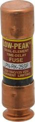 Cooper Bussmann - 125 VDC, 250 VAC, 25 Amp, Time Delay General Purpose Fuse - Bolt-on Mount, 50.8mm OAL, 100 at DC, 300 at AC (RMS) kA Rating, 9/16" Diam - Strong Tooling