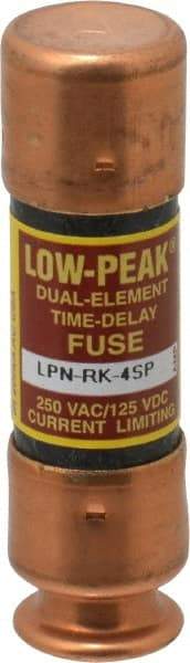 Cooper Bussmann - 125 VDC, 250 VAC, 4 Amp, Time Delay General Purpose Fuse - Fuse Holder Mount, 50.8mm OAL, 100 at DC, 300 at AC (RMS) kA Rating, 9/16" Diam - Strong Tooling