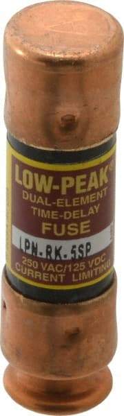 Cooper Bussmann - 125 VDC, 250 VAC, 5 Amp, Time Delay General Purpose Fuse - Fuse Holder Mount, 50.8mm OAL, 100 at DC, 300 at AC (RMS) kA Rating, 9/16" Diam - Strong Tooling