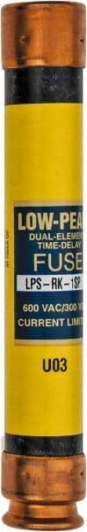 Cooper Bussmann - 300 VDC, 600 VAC, 1 Amp, Time Delay General Purpose Fuse - Fuse Holder Mount, 127mm OAL, 100 at DC, 300 at AC (RMS) kA Rating, 13/16" Diam - Strong Tooling