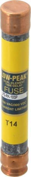 Cooper Bussmann - 300 VDC, 600 VAC, 10 Amp, Time Delay General Purpose Fuse - Fuse Holder Mount, 127mm OAL, 100 at DC, 300 at AC (RMS) kA Rating, 13/16" Diam - Strong Tooling