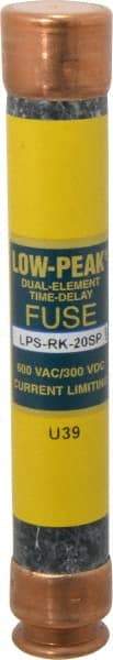 Cooper Bussmann - 300 VDC, 600 VAC, 20 Amp, Time Delay General Purpose Fuse - Fuse Holder Mount, 127mm OAL, 100 at DC, 300 at AC (RMS) kA Rating, 13/16" Diam - Strong Tooling