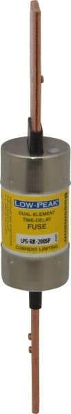 Cooper Bussmann - 300 VDC, 600 VAC, 200 Amp, Time Delay General Purpose Fuse - Bolt-on Mount, 9-5/8" OAL, 100 at DC, 300 at AC (RMS) kA Rating, 1.61" Diam - Strong Tooling