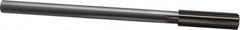 Interstate - 9/16" High Speed Steel Chucking Reamer - Straight Flute, 0.4355" Straight Shank, 2" Flute Length, 8" OAL - Strong Tooling