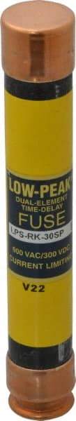 Cooper Bussmann - 300 VDC, 600 VAC, 30 Amp, Time Delay General Purpose Fuse - Fuse Holder Mount, 127mm OAL, 100 at DC, 300 at AC (RMS) kA Rating, 13/16" Diam - Strong Tooling