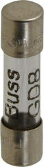 Cooper Bussmann - 250 VAC, 32 VDC, 0.16 Amp, Fast-Acting Miniature Glass Fuse - 20mm OAL, 5mm Diam - Strong Tooling