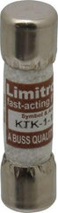 Cooper Bussmann - 600 VAC, 1.5 Amp, Fast-Acting General Purpose Fuse - Fuse Holder Mount, 1-1/2" OAL, 100 at AC kA Rating, 13/32" Diam - Strong Tooling