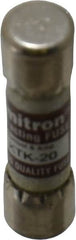 Cooper Bussmann - 600 VAC, 20 Amp, Fast-Acting General Purpose Fuse - Fuse Holder Mount, 1-1/2" OAL, 100 at AC kA Rating, 13/32" Diam - Strong Tooling