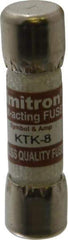 Cooper Bussmann - 600 VAC, 8 Amp, Fast-Acting General Purpose Fuse - Fuse Holder Mount, 1-1/2" OAL, 100 at AC kA Rating, 13/32" Diam - Strong Tooling