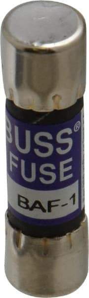 Cooper Bussmann - 250 VAC, 1 Amp, Fast-Acting General Purpose Fuse - Fuse Holder Mount, 1-1/2" OAL, 10 at 125 V kA Rating, 13/32" Diam - Strong Tooling