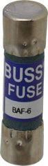 Cooper Bussmann - 250 VAC, 6 Amp, Fast-Acting General Purpose Fuse - Fuse Holder Mount, 1-1/2" OAL, 10 at 125 V kA Rating, 13/32" Diam - Strong Tooling