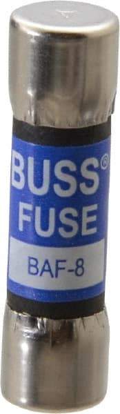 Cooper Bussmann - 250 VAC, 8 Amp, Fast-Acting General Purpose Fuse - Fuse Holder Mount, 1-1/2" OAL, 10 at 125 V kA Rating, 13/32" Diam - Strong Tooling