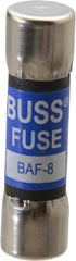 Cooper Bussmann - 250 VAC, 8 Amp, Fast-Acting General Purpose Fuse - Fuse Holder Mount, 1-1/2" OAL, 10 at 125 V kA Rating, 13/32" Diam - Strong Tooling