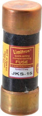 Cooper Bussmann - 600 VAC, 15 Amp, Fast-Acting General Purpose Fuse - Fuse Holder Mount, 2-1/4" OAL, 200 (RMS) kA Rating, 13/16" Diam - Strong Tooling