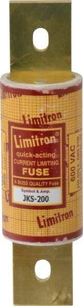 Cooper Bussmann - 600 VAC, 200 Amp, Fast-Acting General Purpose Fuse - Bolt-on Mount, 5-3/4" OAL, 200 (RMS) kA Rating, 1-5/8" Diam - Strong Tooling