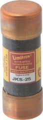 Cooper Bussmann - 600 VAC, 25 Amp, Fast-Acting General Purpose Fuse - Fuse Holder Mount, 2-1/4" OAL, 200 (RMS) kA Rating, 13/16" Diam - Strong Tooling