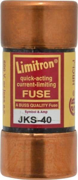 Cooper Bussmann - 600 VAC, 40 Amp, Fast-Acting General Purpose Fuse - Fuse Holder Mount, 2-3/8" OAL, 200 (RMS) kA Rating, 1-1/16" Diam - Strong Tooling