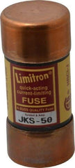 Cooper Bussmann - 600 VAC, 50 Amp, Fast-Acting General Purpose Fuse - Fuse Holder Mount, 2-3/8" OAL, 200 (RMS) kA Rating, 1-1/16" Diam - Strong Tooling