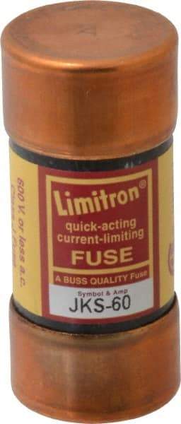 Cooper Bussmann - 600 VAC, 60 Amp, Fast-Acting General Purpose Fuse - Fuse Holder Mount, 2-3/8" OAL, 200 (RMS) kA Rating, 1-1/16" Diam - Strong Tooling