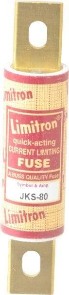 Cooper Bussmann - 600 VAC, 80 Amp, Fast-Acting General Purpose Fuse - Bolt-on Mount, 4-5/8" OAL, 200 (RMS) kA Rating, 1-1/8" Diam - Strong Tooling