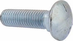 Value Collection - 5/8-11 UNC 2-1/4" Length Under Head, Standard Square Neck, Carriage Bolt - Grade 5 Steel, Zinc-Plated Finish - Strong Tooling