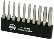 10 Piece - IP6; IP7; IP8; IP9; IP10; IP15; IP20; IP25; IP30 - TorxPlus Power Bit Belt Pack Set with Holder - Strong Tooling