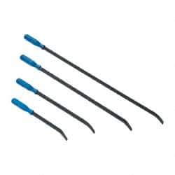 Value Collection - 4 Piece Pry Bar Set - Includes 12, 17, 25 & 31" Lengths - Strong Tooling