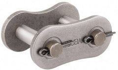 U.S. Tsubaki - 1-1/4" Pitch, ANSI 100, Cottered Roller Chain Connecting Link - For Use with Single Strand Chain - Strong Tooling