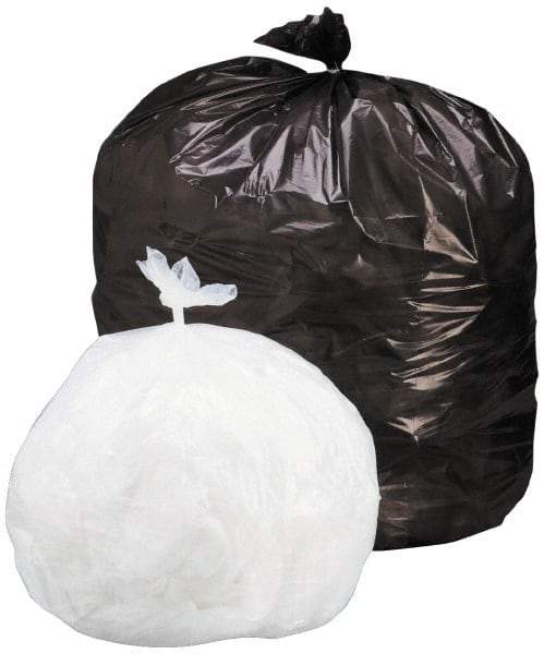 Ability One - 1 mil Thick, Heavy-Duty Trash Bags - Low-Density Polyethylene (LDPE), 36" Wide x 58" High, Orange - Strong Tooling