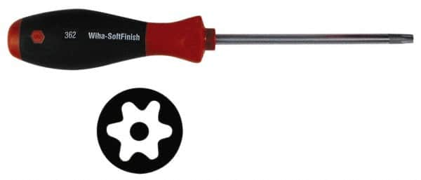 Wiha - TR25 Torx Driver - 4" Blade Length, Ergonomic Handle - Strong Tooling