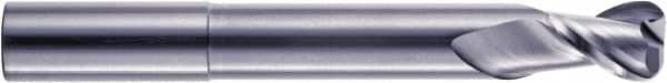 RobbJack - 1", 2 Flute, Single End, Solid Carbide, 0.06" Corner Radius End Mill - 6" OAL, 40° Helix, Right Hand Flute, 1" LOC, Right Hand Cut, 3-1/2" Extended Reach - Strong Tooling