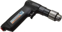 Ingersoll-Rand - 1/4" Keyed Chuck - Pistol Grip Handle, 2,800 RPM, 11 CFM, 0.25 hp, 90 psi - Strong Tooling