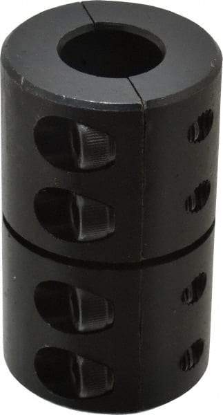 Climax Metal Products - 5/8" Inside x 1-5/16" Outside Diam, Two Piece Rigid Coupling without Keyway - 2" Long - Strong Tooling