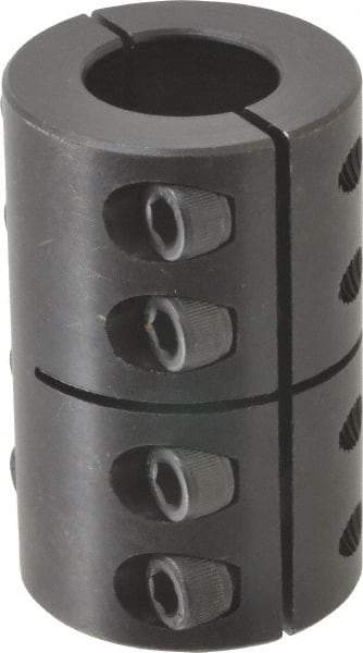 Climax Metal Products - 7/8" Inside x 1-5/8" Outside Diam, Two Piece Rigid Coupling without Keyway - 2-1/2" Long - Strong Tooling