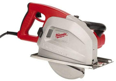 Milwaukee Tool - 13 Amps, 8" Blade Diam, 3,700 RPM, Electric Circular Saw - 120 Volts, 1.75 hp, 15' Cord Length, 5/8" Arbor Hole, Right Blade - Strong Tooling